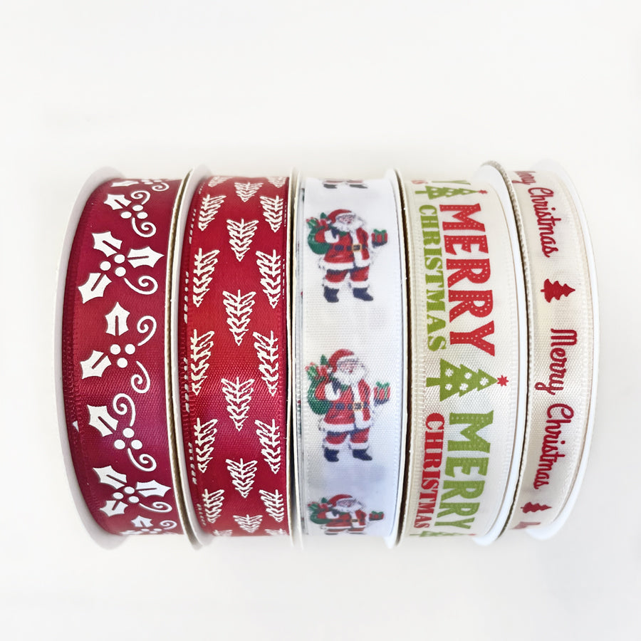 Vintage Christmas Ribbon Reels