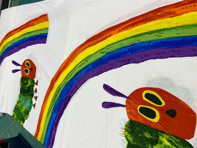 Very Hungry Caterpillar 60cm Rainbow Panel Cream, Makower