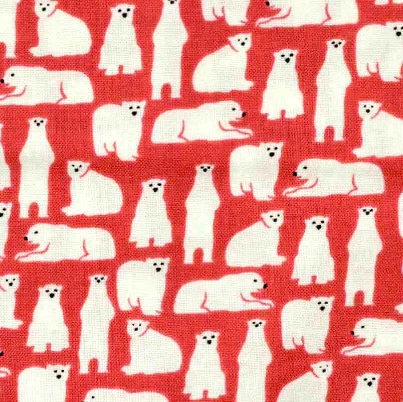 Bears in Winter Red, Michael Miller