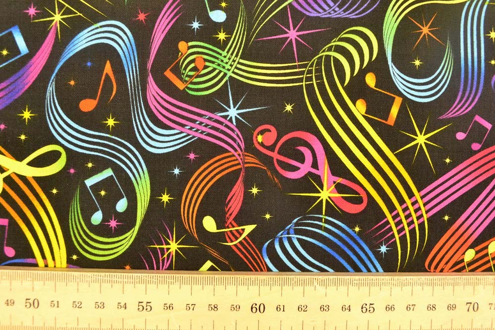 Bright Music Notes, Timeless Treasures