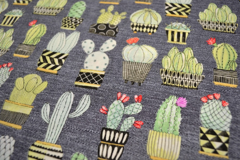 Cactus Hoedown Grey, Michael Miller