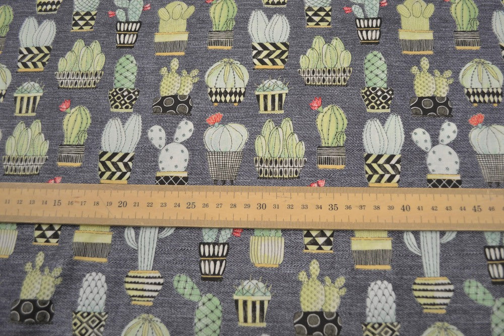 Cactus Hoedown Grey, Michael Miller