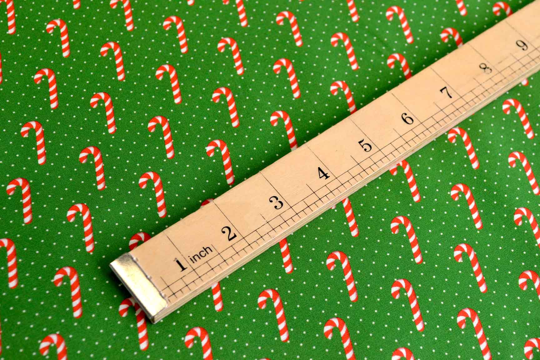 Candy Cane Wishes Green, Michael Miller