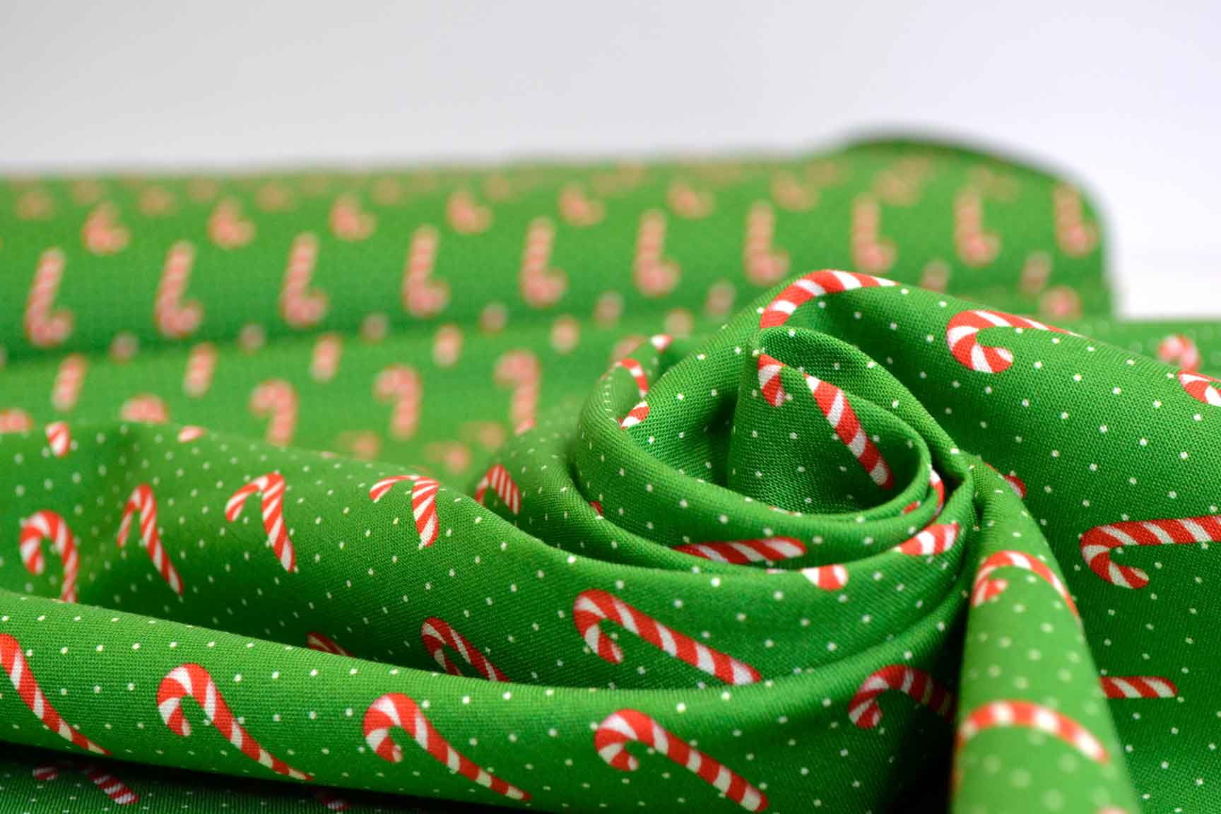 Candy Cane Wishes Green, Michael Miller