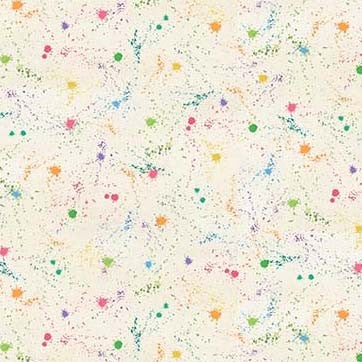 Colour Splash Cream, Michael Miller