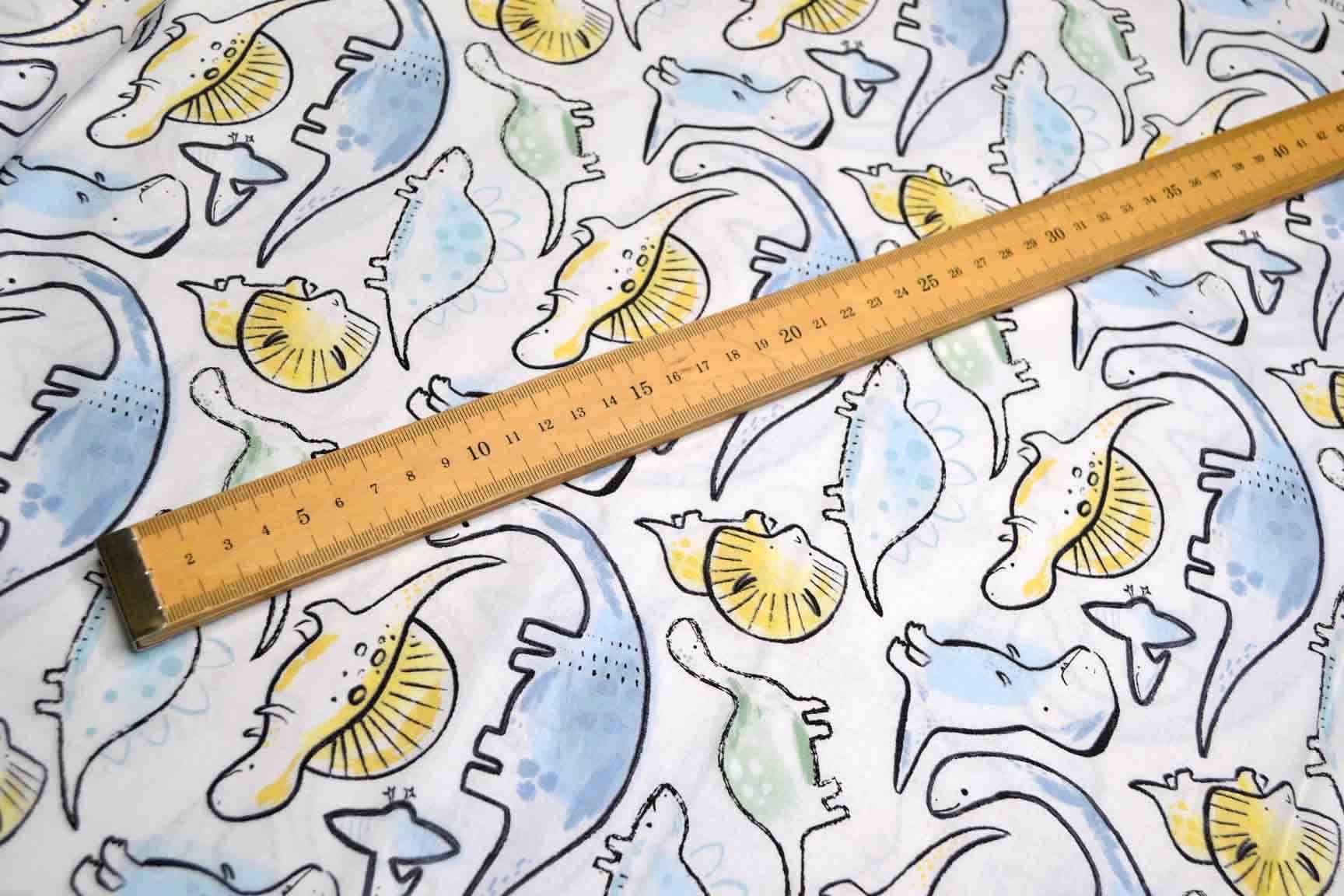 Cute Dinosaur Faces White, Timeless Treasures