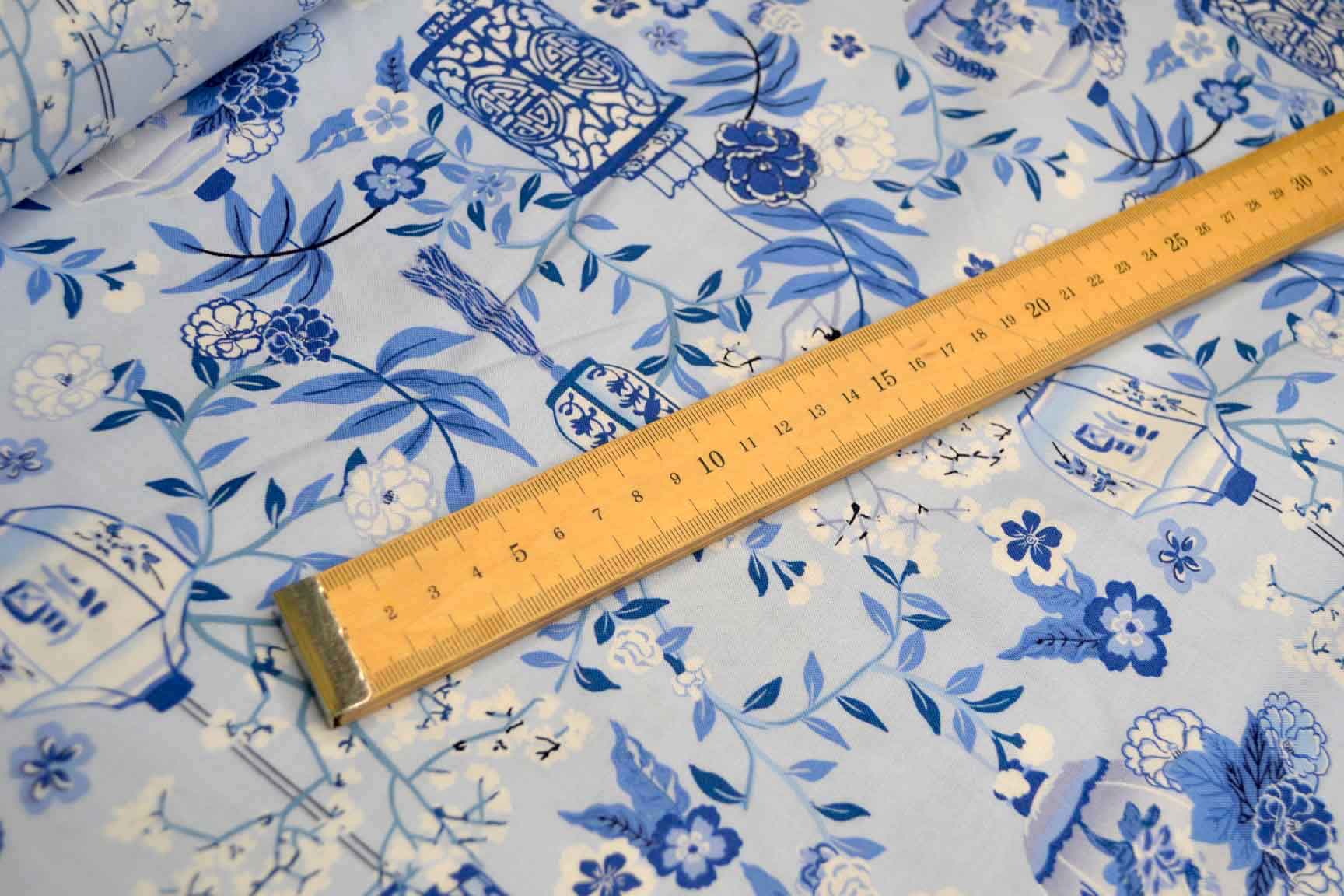 Lovely Lanterns Blue, Michael Miller