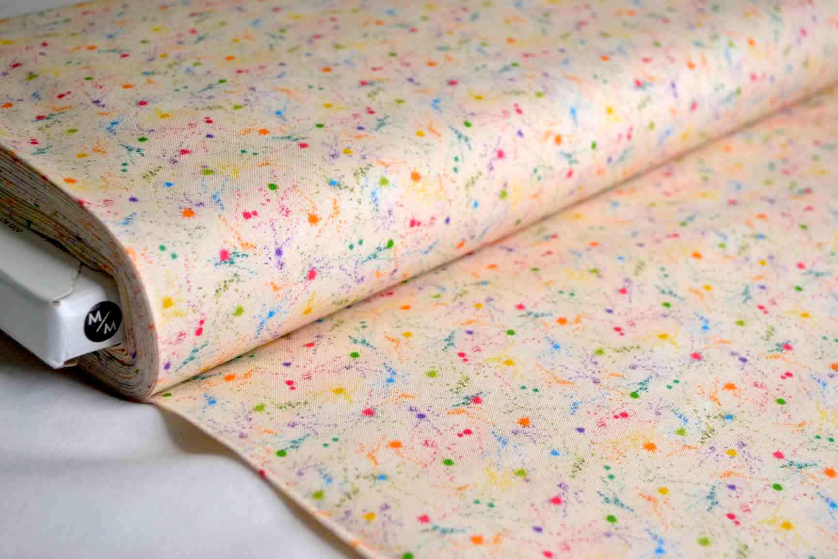 Colour Splash Cream, Michael Miller