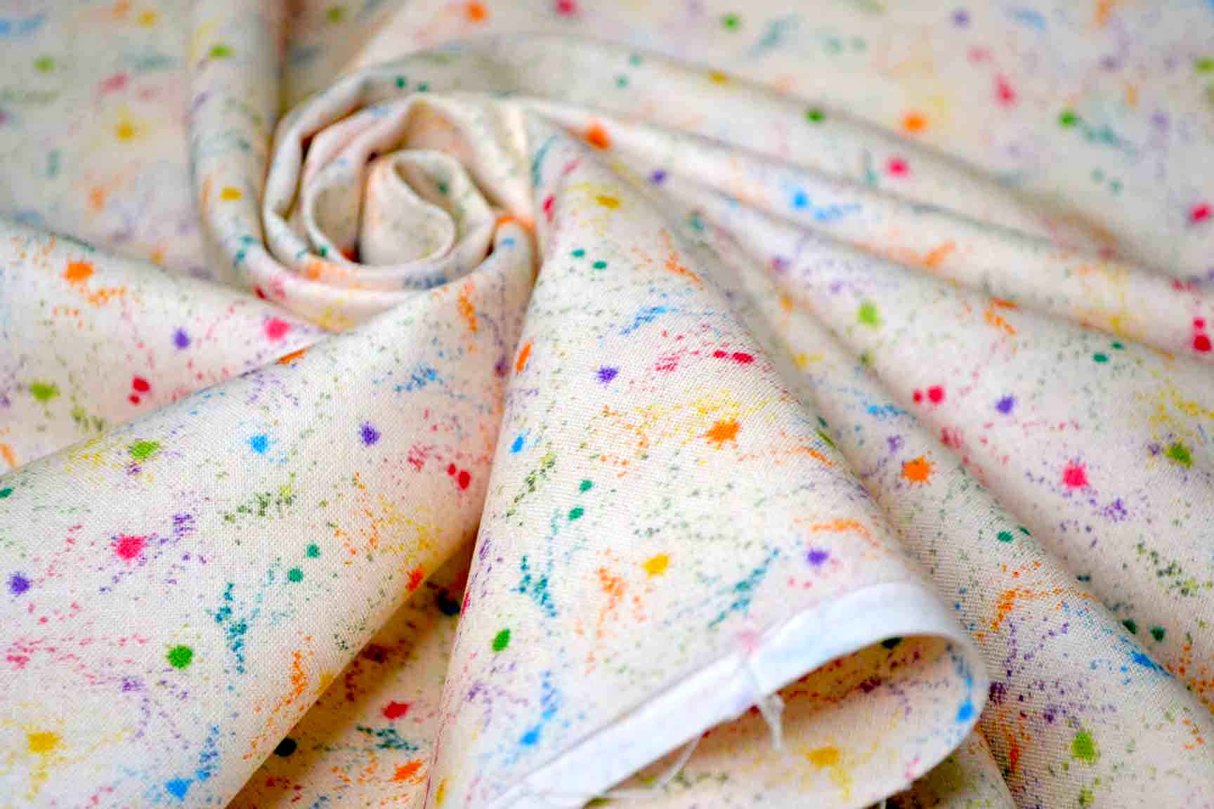 Colour Splash Cream, Michael Miller