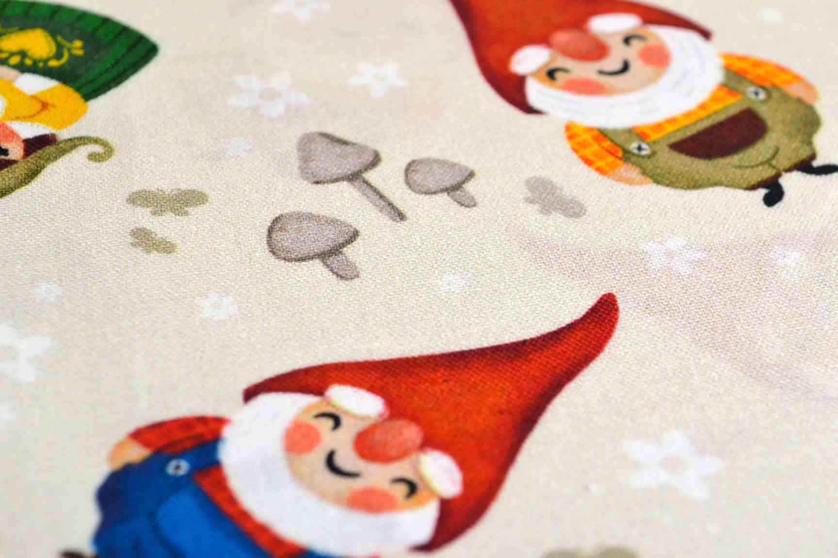 Sweet Gnomes Ecru, Michael Miller