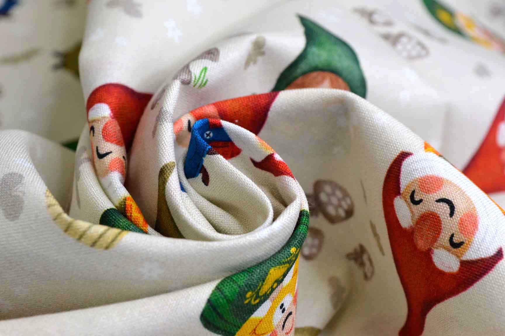 Sweet Gnomes Ecru, Michael Miller