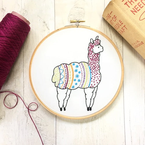 Alpaca Embroidery Kit, Hawthorn Handmade