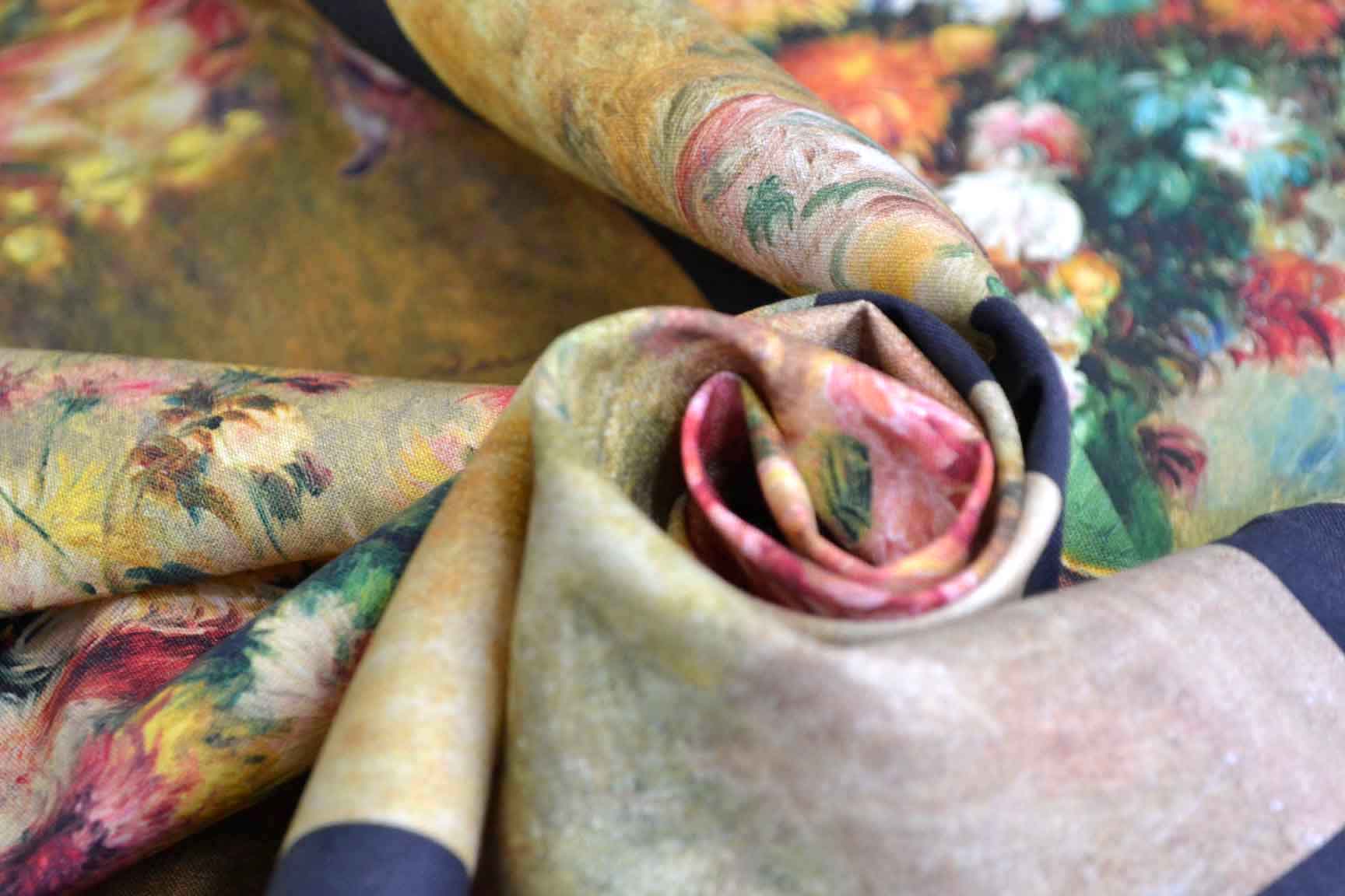 Flowers in a Vase Renoir 60cm PANEL, Robert Kaufman