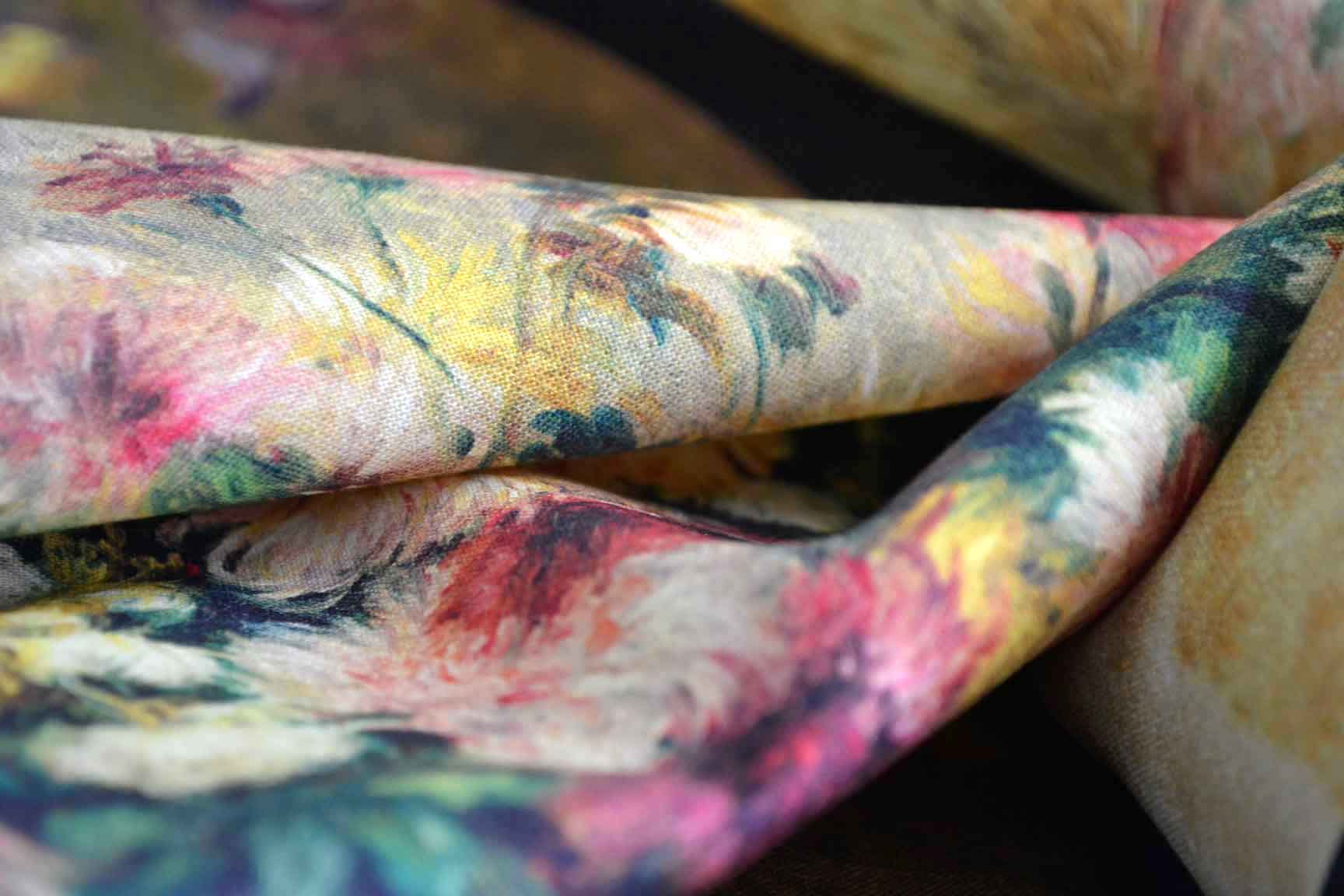 Flowers in a Vase Renoir 60cm PANEL, Robert Kaufman