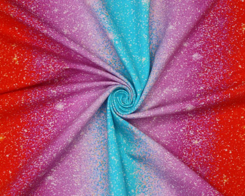 Glitter Rainbow Jersey Multi, Little Johnny