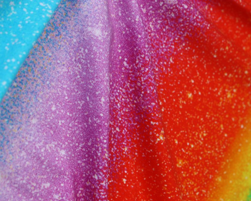 Glitter Rainbow Jersey Multi, Little Johnny