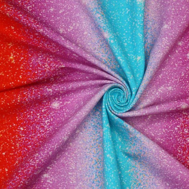 Glitter Rainbow Jersey Multi, Little Johnny