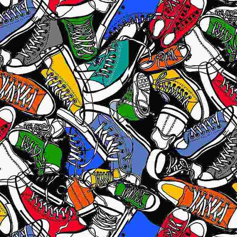 High Top Sneakers Brite, Timeless Treasures
