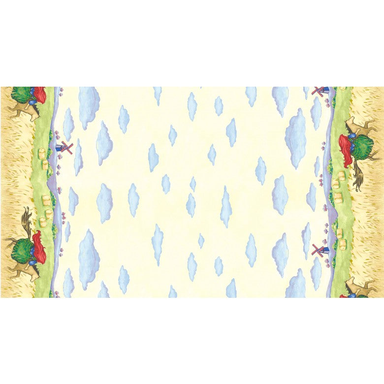 Horse and Rider Double Border, Michael Miller