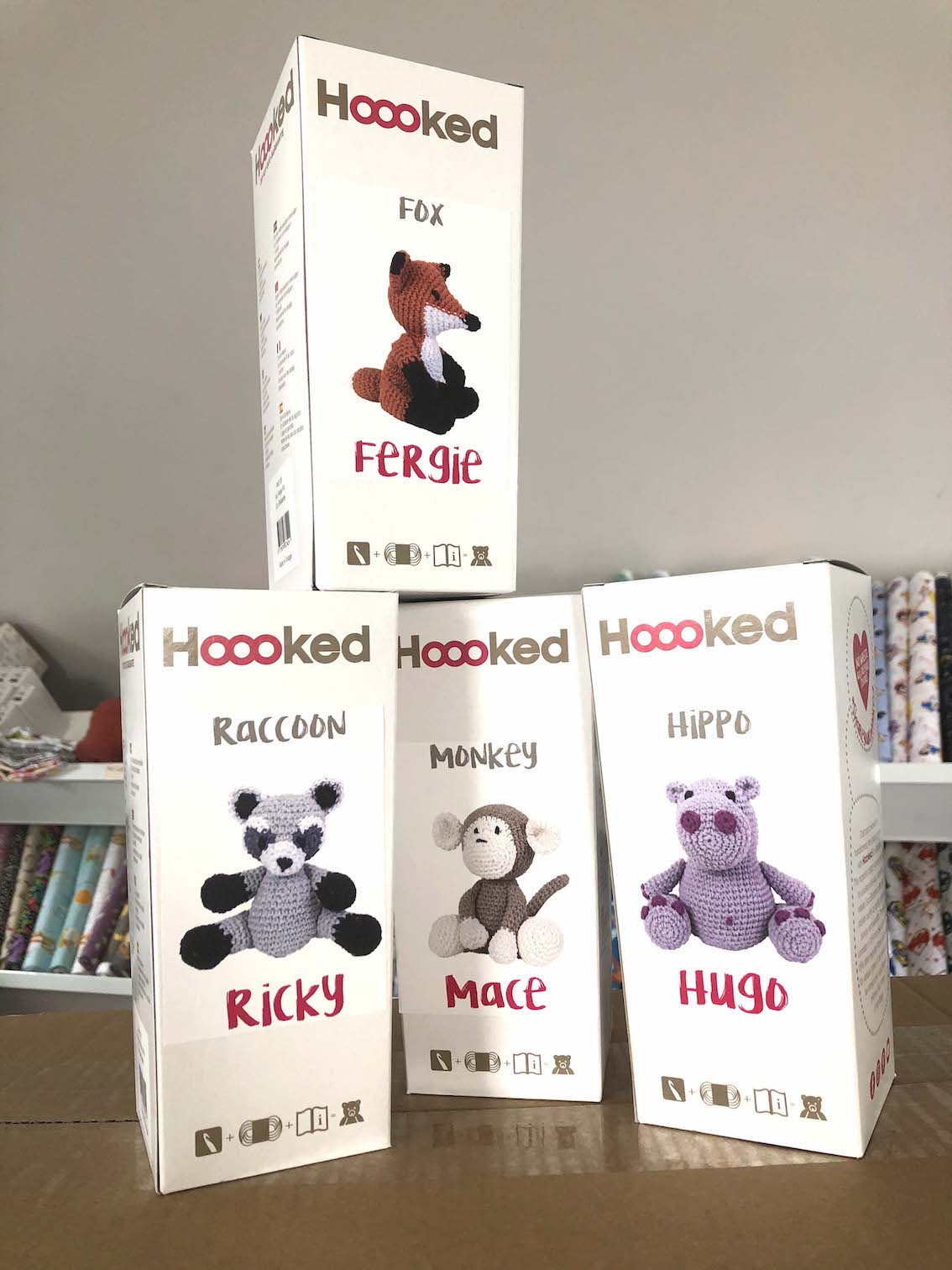 DIY Crochet Kit Raccoon Ricky