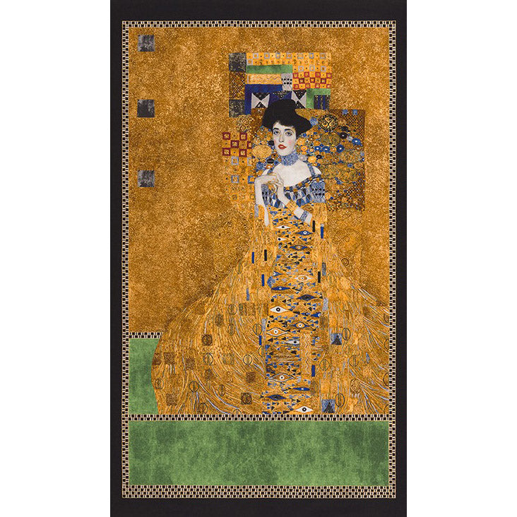 Lady of Gold Klimt 60cm Panel, Robert Kaufman