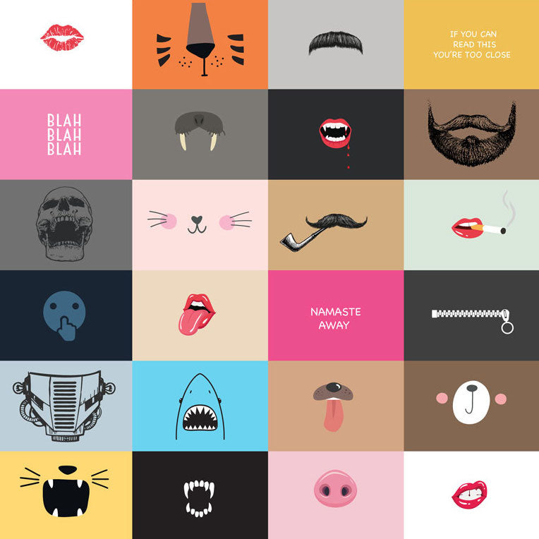 Masquerade Multi 91cm Panel, Dear Stella