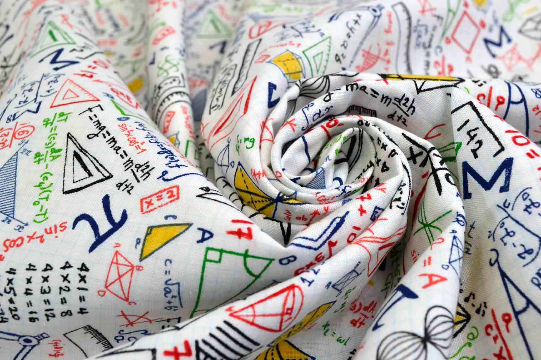 Math Doodle on Grid, Timeless Treasures