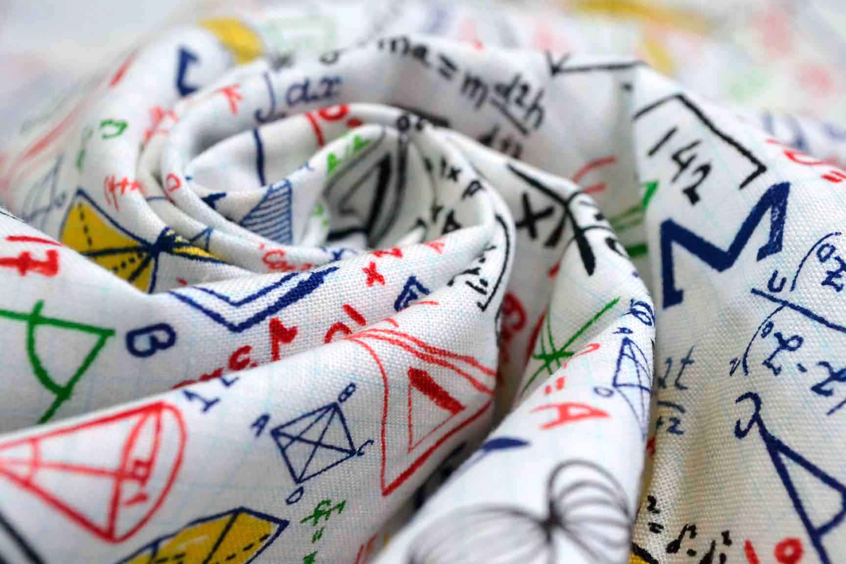 Math Doodle on Grid, Timeless Treasures