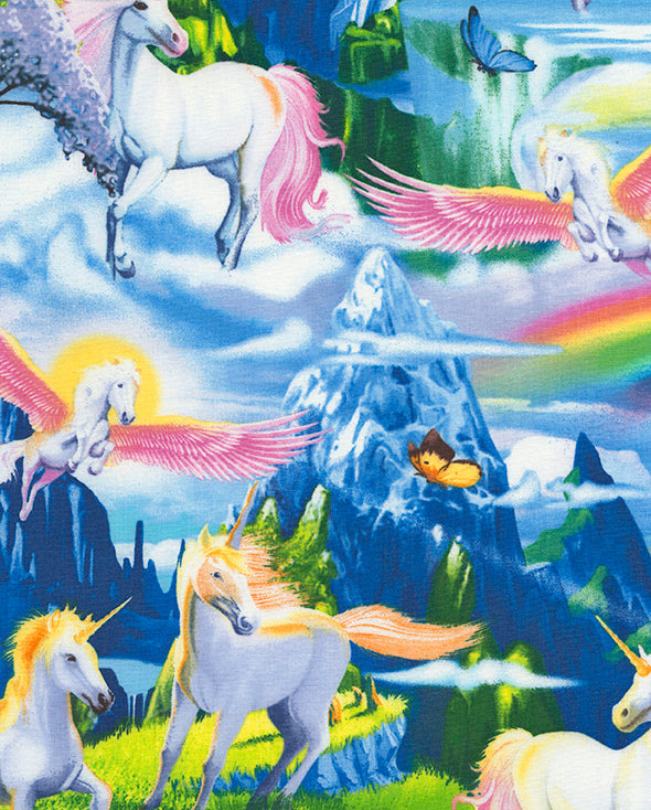 Unicorns Multi, Timeless Treasures