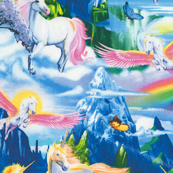 Unicorns Multi, Timeless Treasures