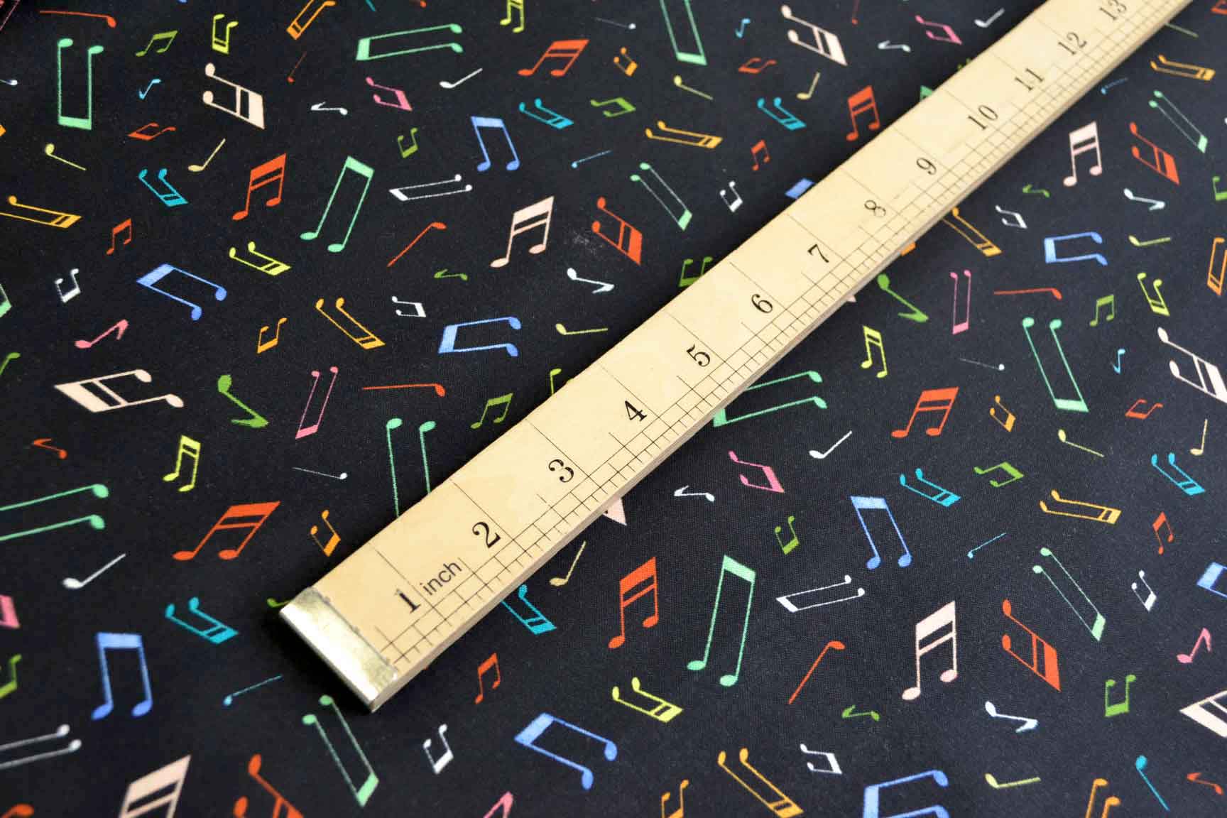 Musical Notes Black, Michael Miller