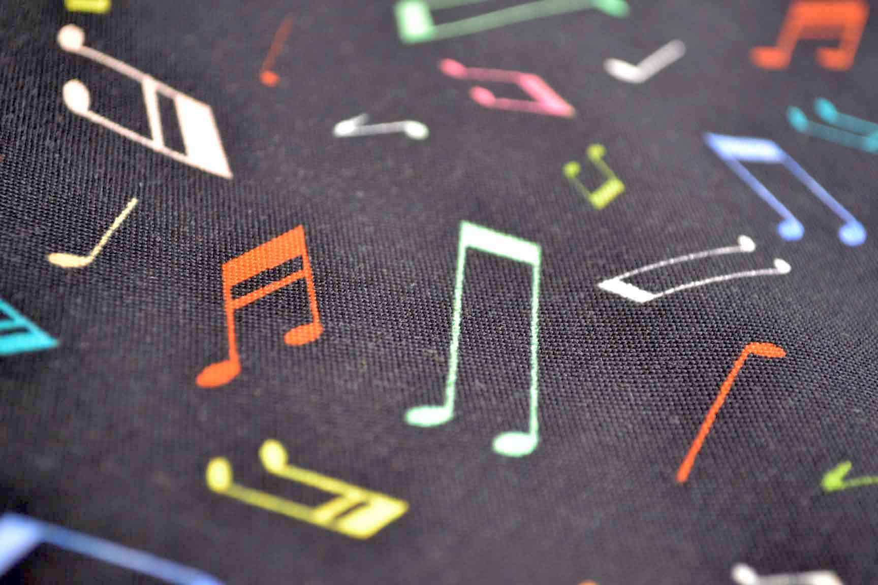 Musical Notes Black, Michael Miller