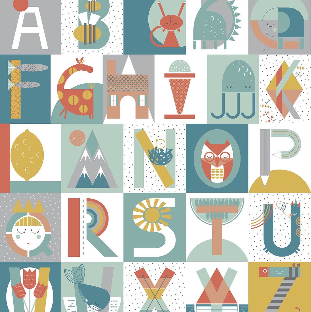 Alphabet Playtime Panel 100cm, Dashwood