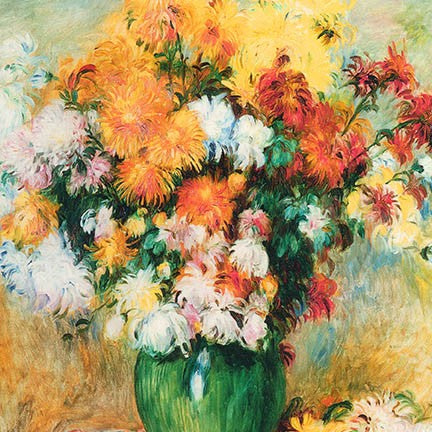 Flowers in a Vase Renoir 60cm PANEL, Robert Kaufman