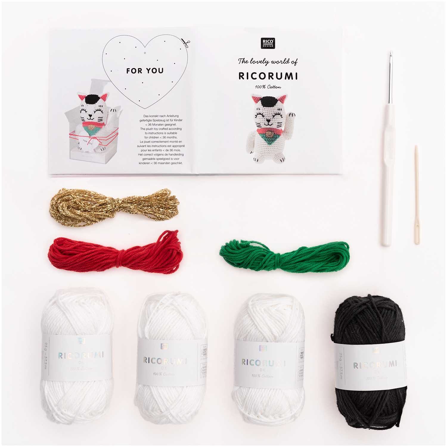 Ricorumi Lucky Cat Kit, Rico