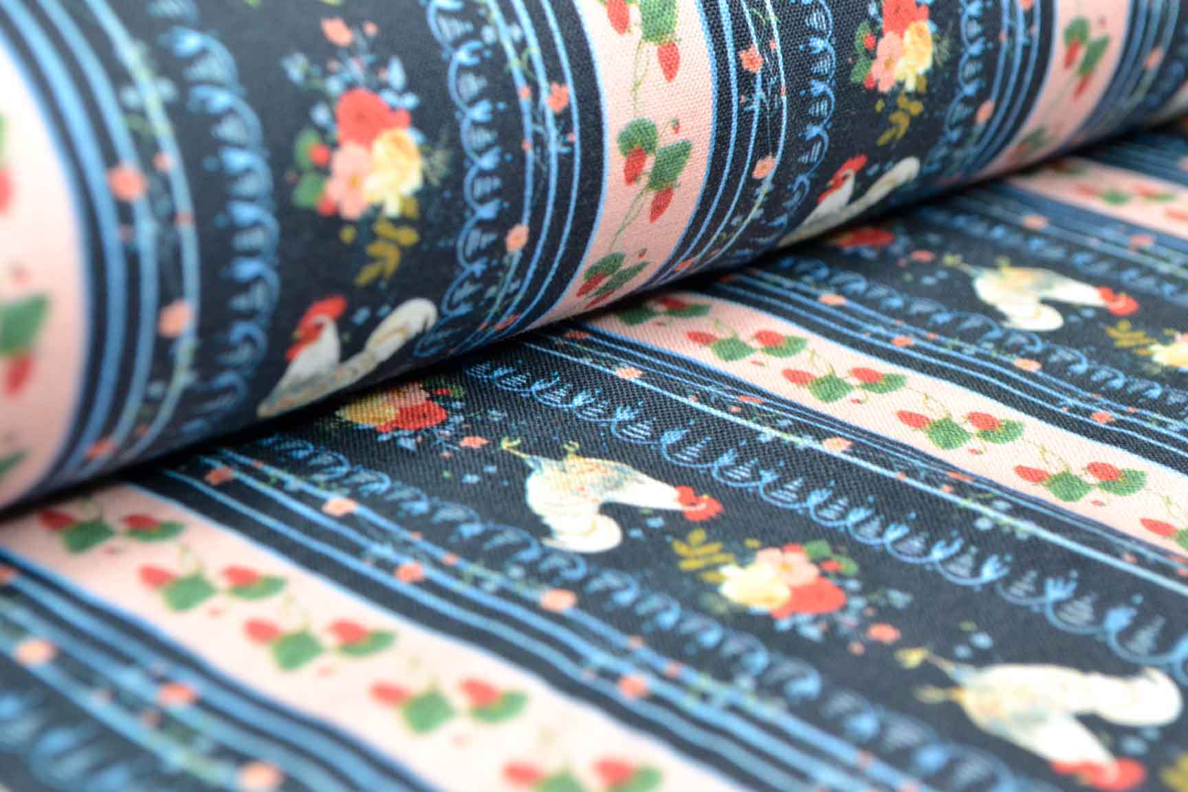 Rooster Stripe, Timeless Treasures