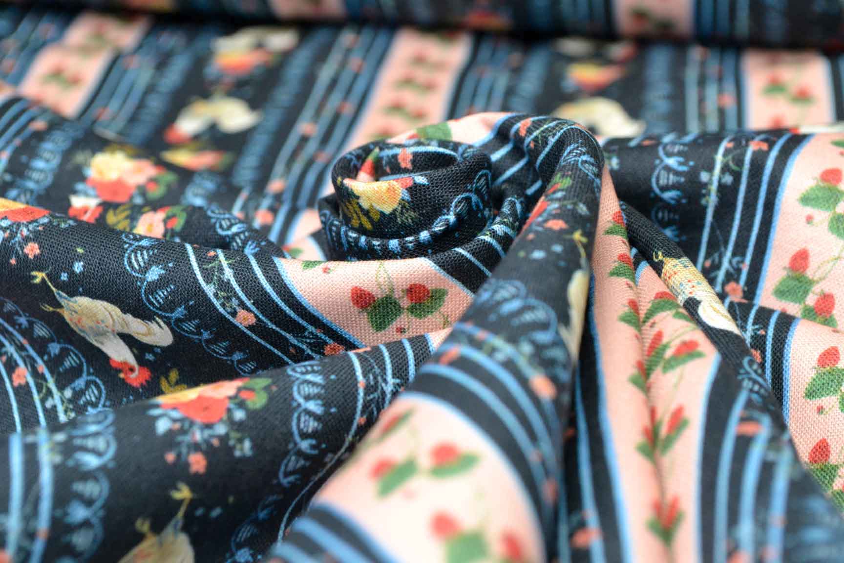 Rooster Stripe, Timeless Treasures