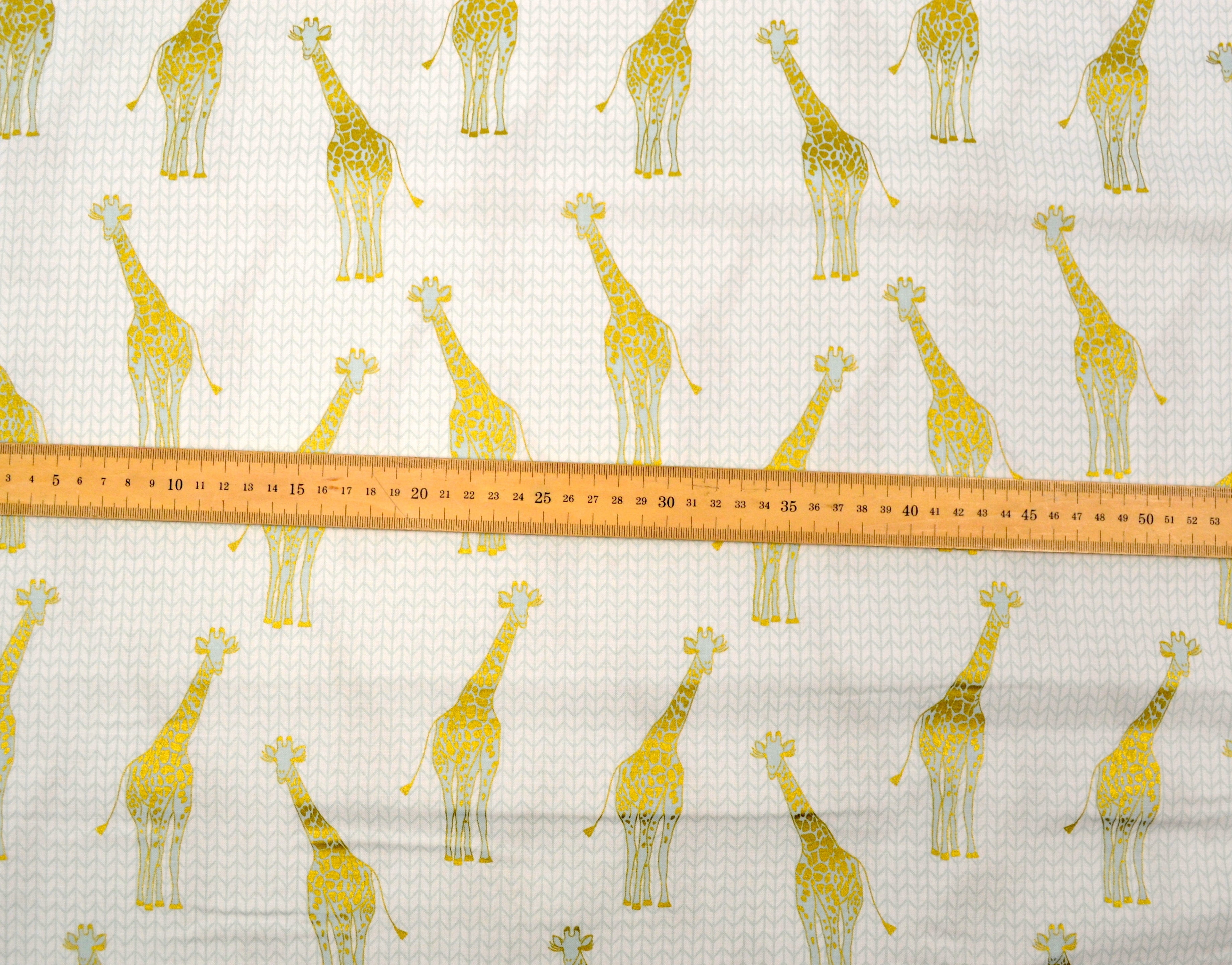 Safari Giraffe Mint, Riley Blake