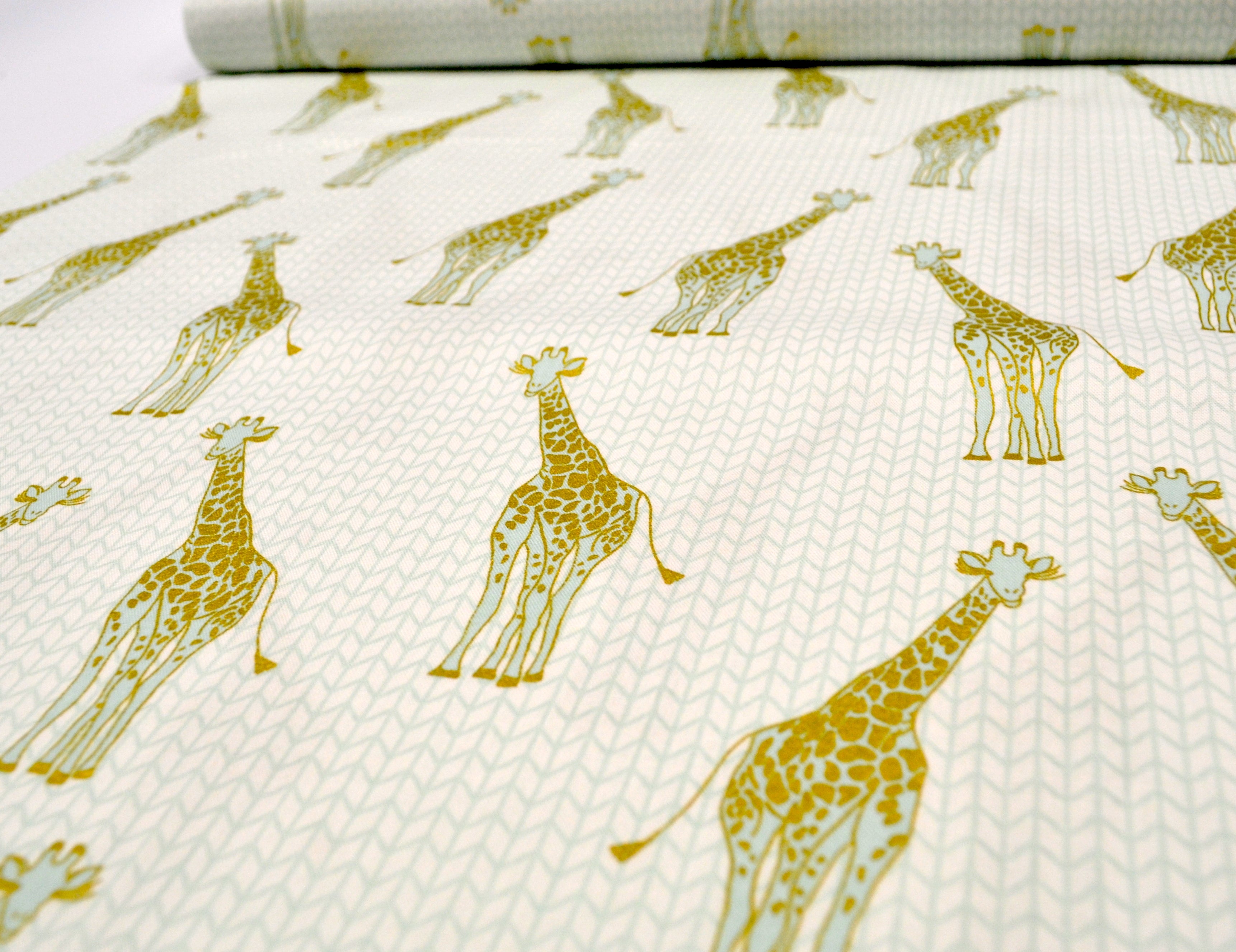 Safari Giraffe Mint, Riley Blake