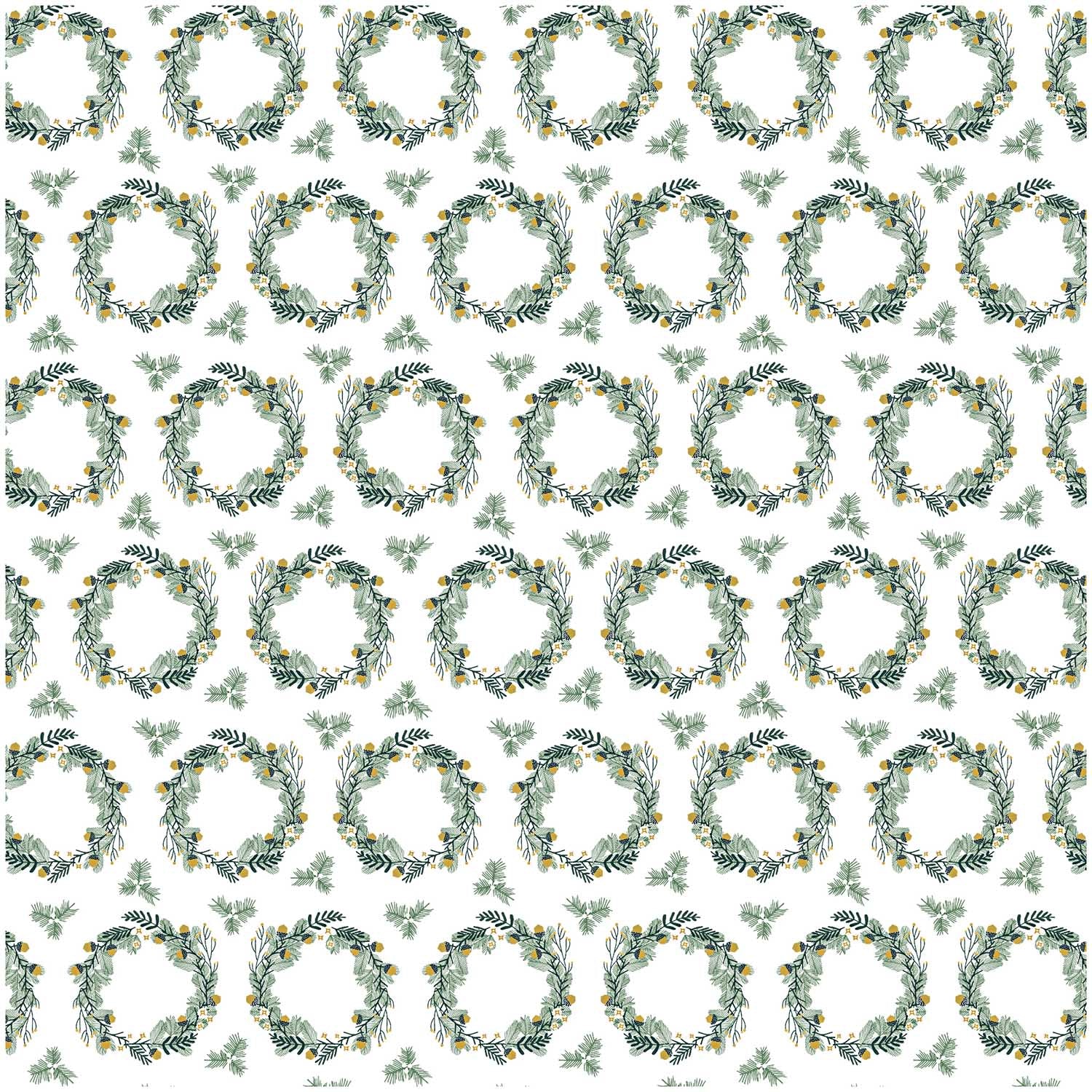 Small Wreath White Gold, Rico