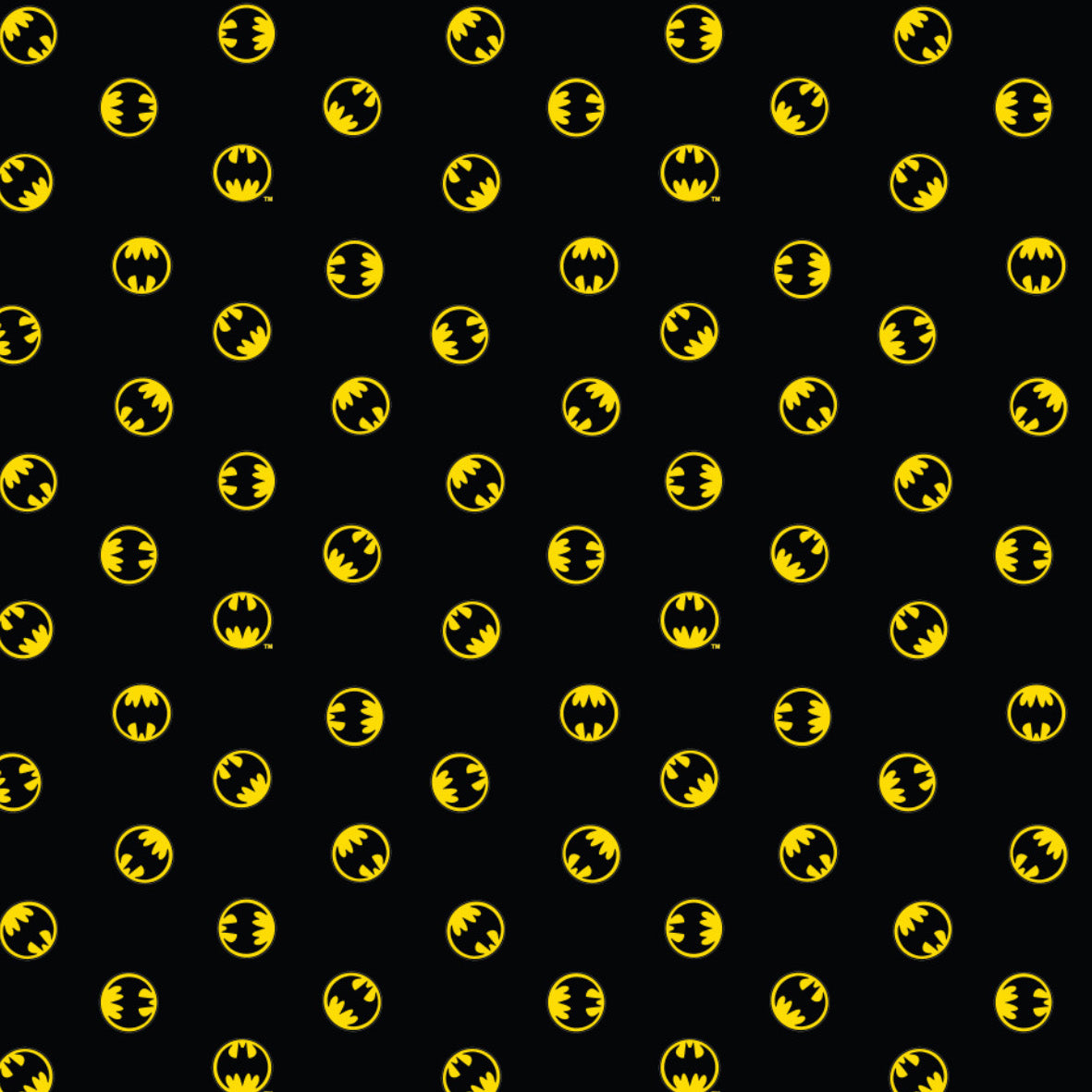 Small Batman Logo Black, Craft Cotton Co