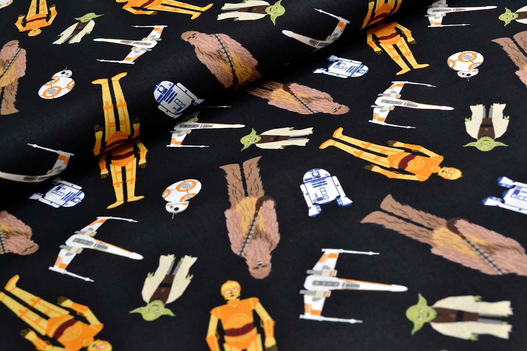 Star Wars Characters Tossed Black, Camelot