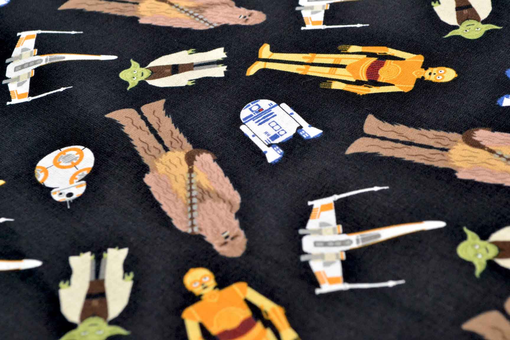 Star Wars Characters Tossed Black, Camelot