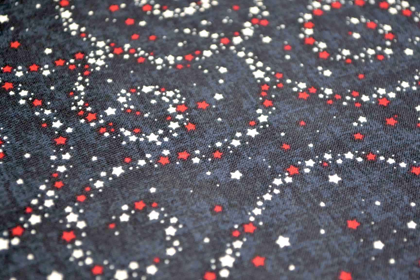 Swirly Stars Navy, Timeless Treasures