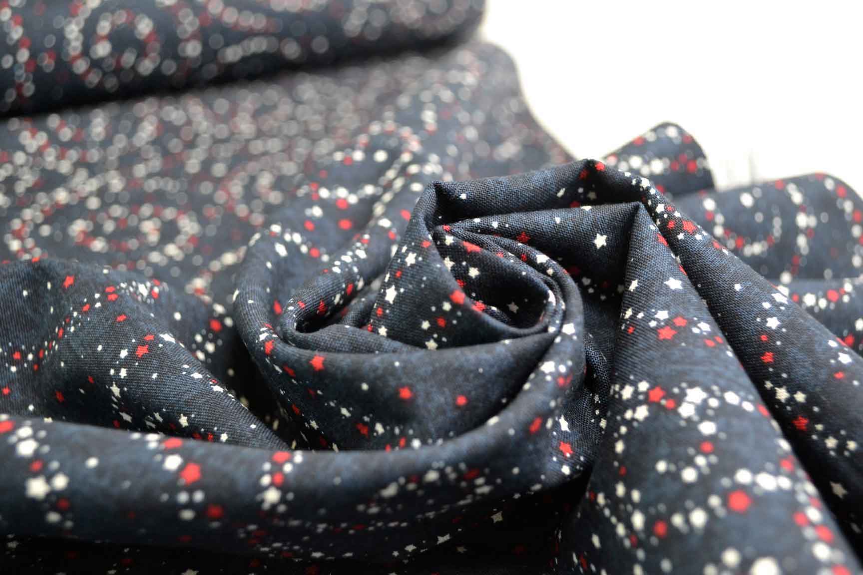 Swirly Stars Navy, Timeless Treasures