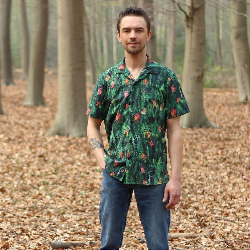 Tropical Shirt Pattern, Wardrobe By Me