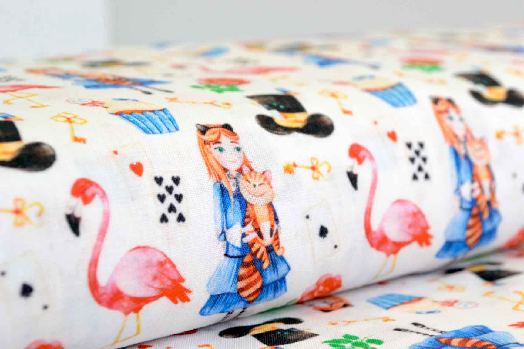 Wonderland Flamingo Cotton, Little Johnny