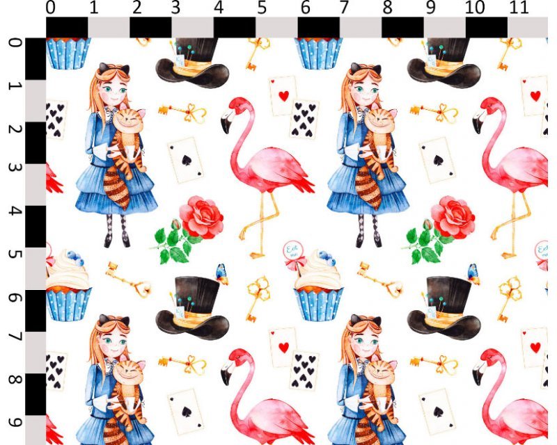 Wonderland Flamingo Cotton, Little Johnny