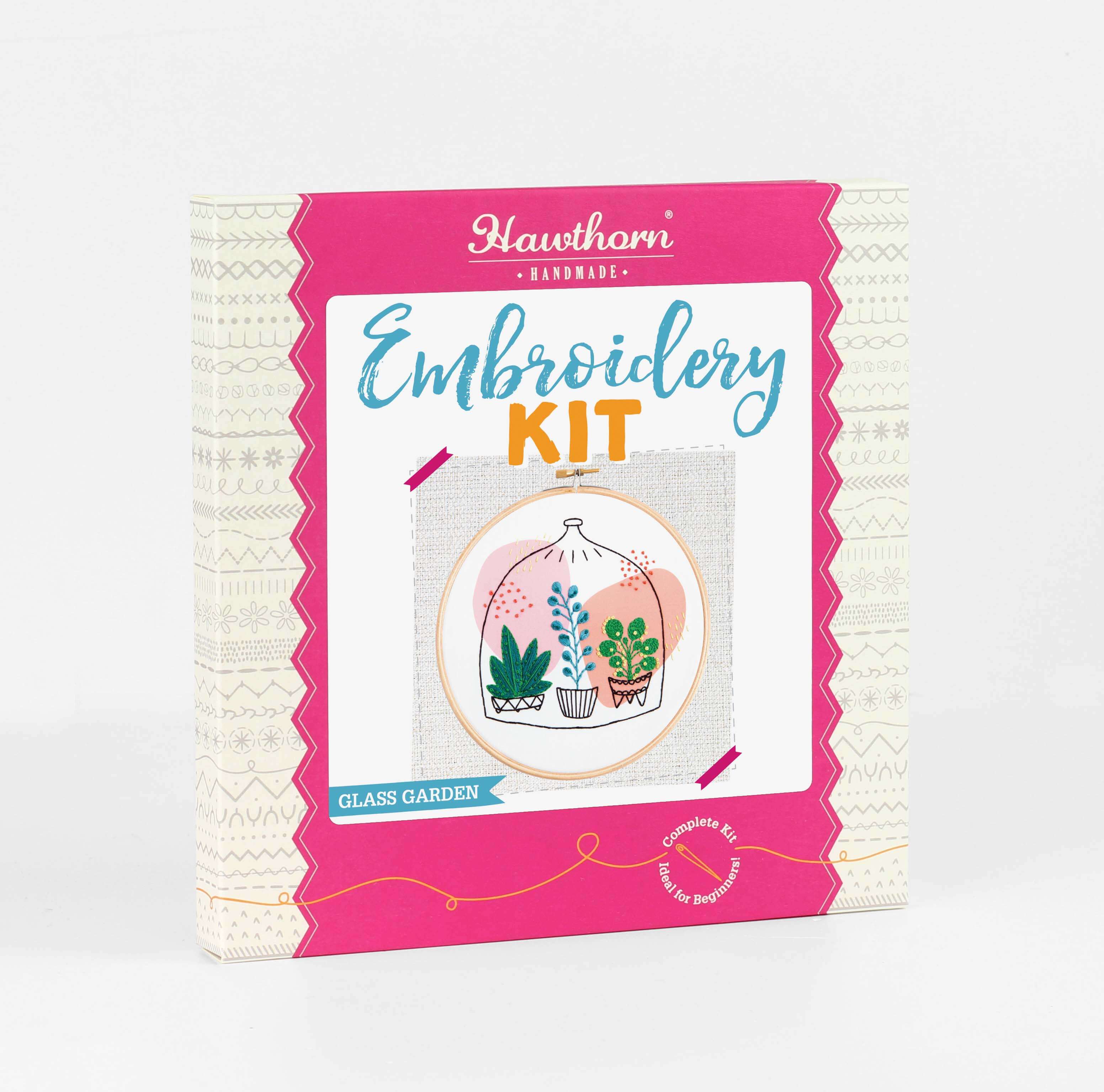 Glass Garden Embroidery Kit boxed