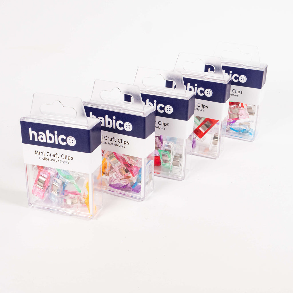 Translucent Mini Craft Clips Mini Craft Clips - 8 Multicoloured Clips for Sewing & Crafts